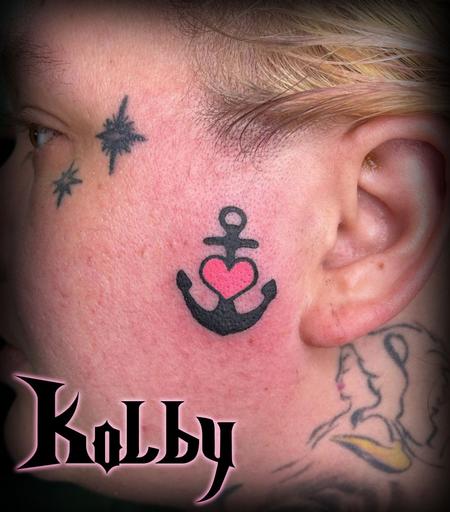 Kolby Chandler - Anchor tattoo 